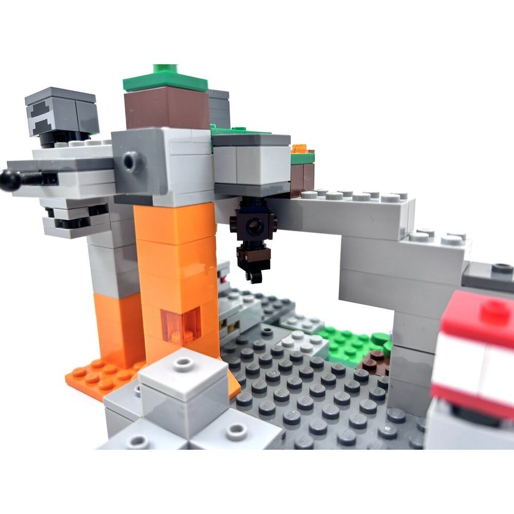 LEGO Minecraft The Zombie Cave 21141 100% Complete Minifigs & Manual‎ Steve Baby - Picture 13 of 14